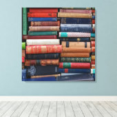 古い読本が好きな本 キャンバスプリント (インサイチュ (ウッドフロア))