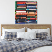 古い読本が好きな本 キャンバスプリント (インサイチュ (寝室))