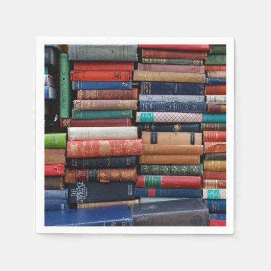 古い読本が好きな本 スタンダードカクテルナプキン (正面)