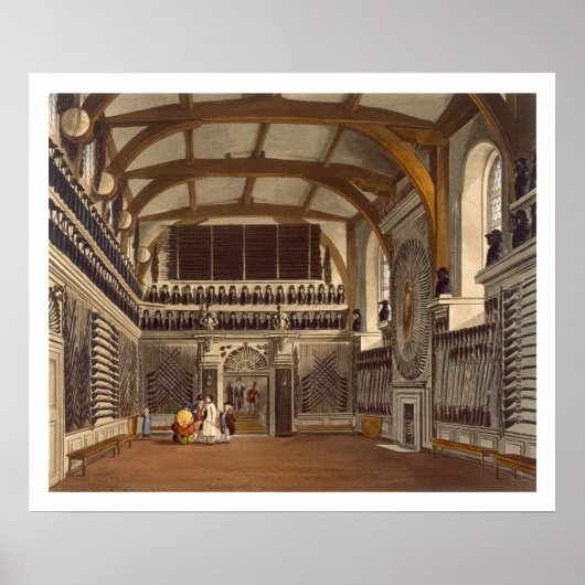 古い警備室、丸い塔、ウィンザーCa ポスター (正面)