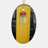 古い貝ポンプ セラミックオーナメント (左)