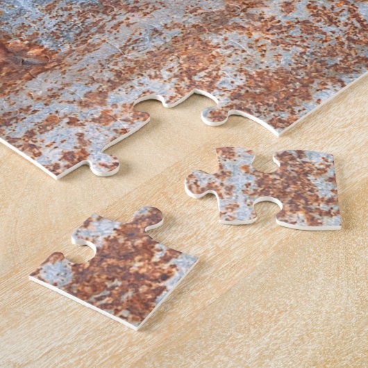 古い質感の物語を語る錆びた記憶。 ジグソーパズル (側面)