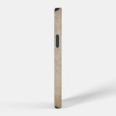 古い質感の紙 しわのある紙 iPhoneケース (右側面)