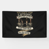 古い贈りストップ物を手に入れても持ち上げたりしない 横断幕 (横)