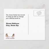 古い赤いトラック 案内ポストカード (裏面)