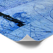 古い赤いミルのポスター ポスター (角)