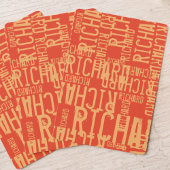 古い赤みを繰り返す色名 トランプ