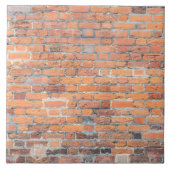 古い赤レンガの壁の質 タイル (正面)