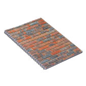 古い赤レンガの壁の質 ノートブック (右側)