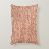 古い赤レンガの壁テクスチャ。 アクセントクッション (正面(垂直))