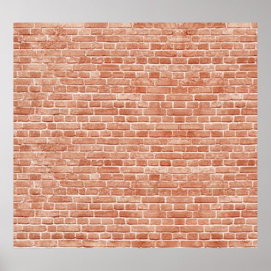 古い赤レンガの壁テクスチャ。 ポスター (正面)