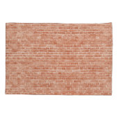 古い赤レンガの壁テクスチャ。 枕カバー (裏面)