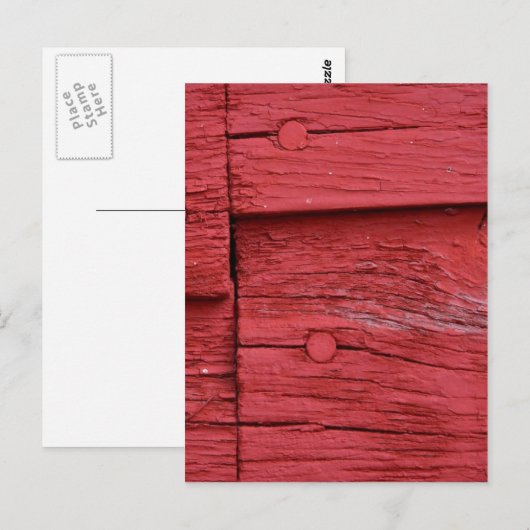 古い赤絵を描 ポストカード (正面/裏面)