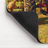 古い赤 マウスパッド (コーナー)