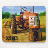 古い赤 マウスパッド (正面)