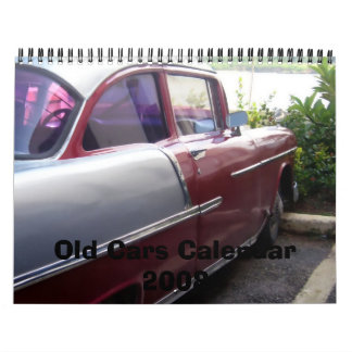 古い車のカレンダー2008年 カレンダー