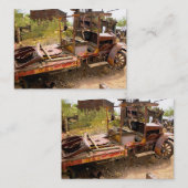 古い車の名刺 名刺 (正面/裏面)