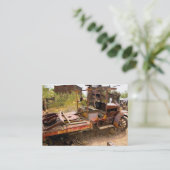 古い車の名刺 名刺 (スタンド正面)