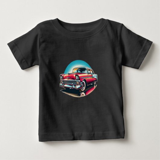 古い車の米国の恋人 ベビーTシャツ (正面)
