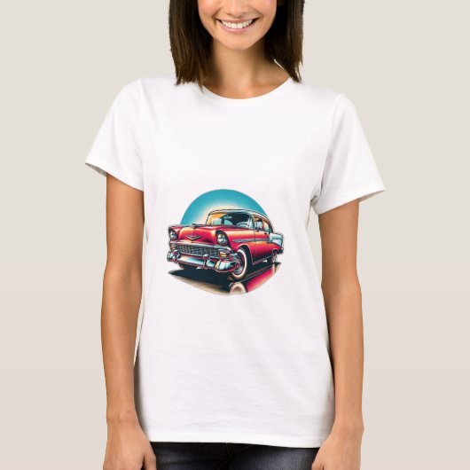 古い車の米国の恋人 Tシャツ (正面)