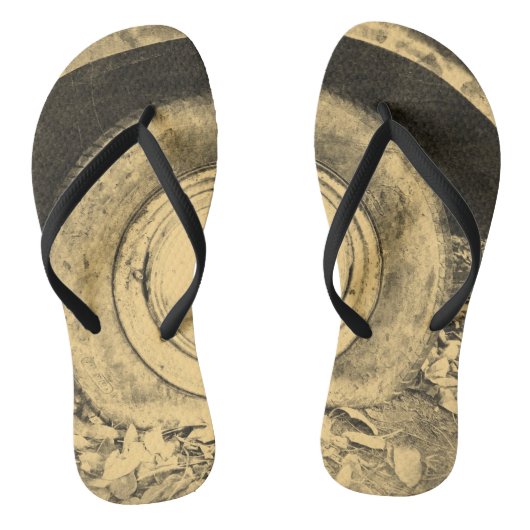 古い車クラシック輪 ビーチサンダル (ソール)