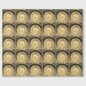 古い車クラシック輪 ラッピングペーパー (フラット)