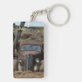 古い車 キーホルダー (裏面)