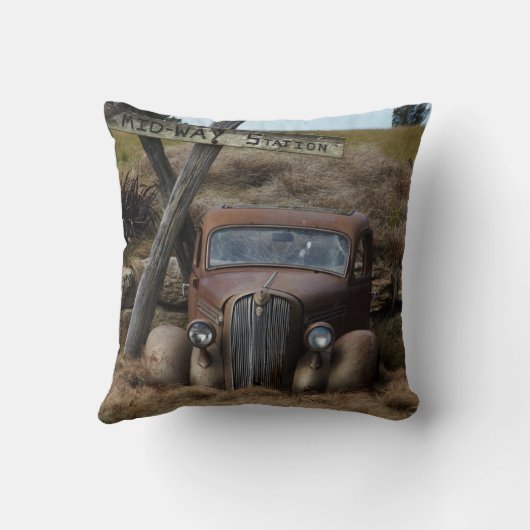 古い車 クッション (裏面)