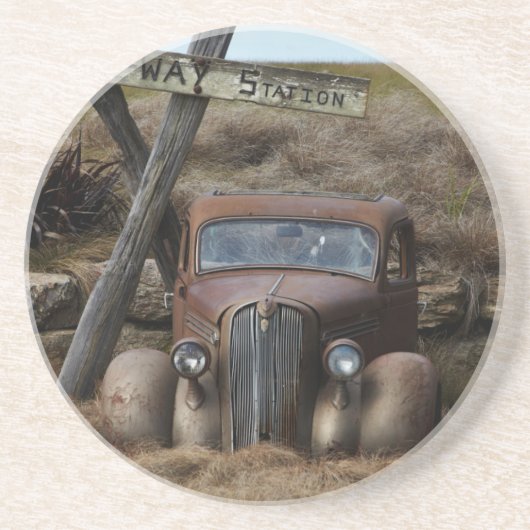 古い車 コースター (正面)