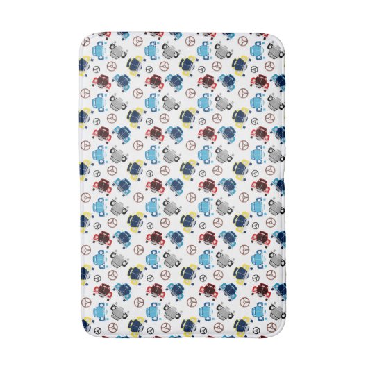 古い車 バスマット (正面縦)