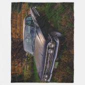 古い車 フリースブランケット (正面)