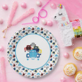 古い車 ペーパープレート (パーティー)