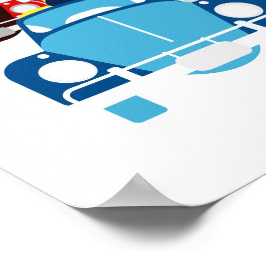 古い車 ポスター (角)