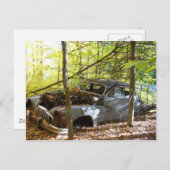 古い車 ポストカード (正面/裏面)