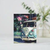 古い車 ポストカード (スタンド正面)