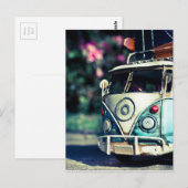 古い車 ポストカード (正面/裏面)