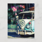 古い車 ポストカード (正面)
