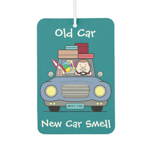 古い車、新しい車のにおい カーエアーフレッシュナー (正面)