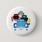 古い車 缶バッジ (正面)