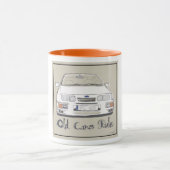 「古い車Rule マグカップ (中央)