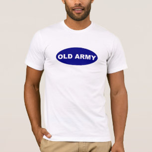 古い軍隊のティー Tシャツ