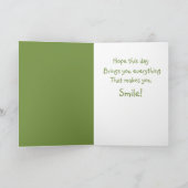 古い農場のトラック カード (内部)