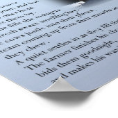 古い農家 ポスター (角)