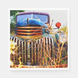 古い農業用トラックナプキン スタンダードランチョンナプキン