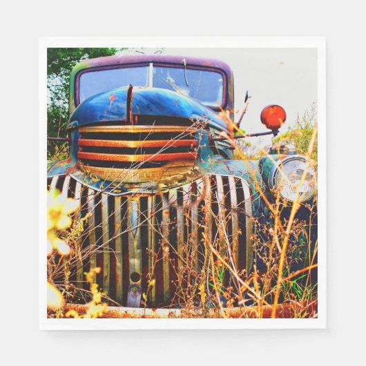 古い農業用トラックナプキン スタンダードランチョンナプキン (正面)