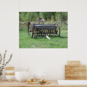 古い農機具 ポスター (キッチン)