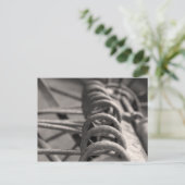 古い農機具 ポストカード (スタンド正面)