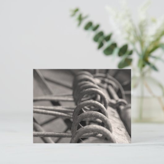 古い農機具 ポストカード (スタンド正面)