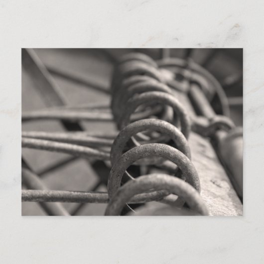 古い農機具 ポストカード (正面)