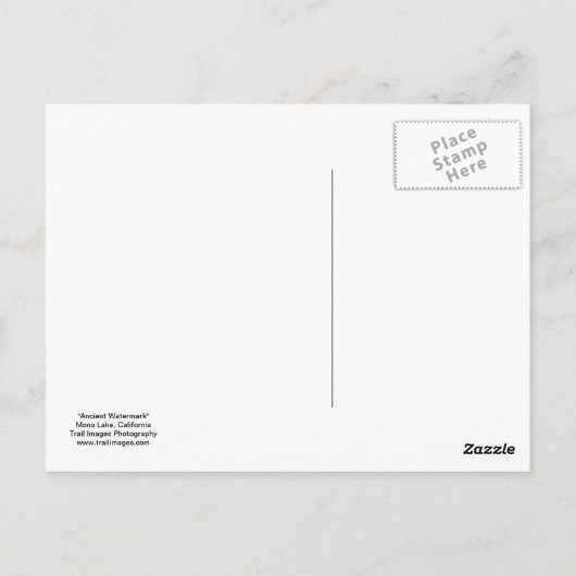 「古い透かし」 ポストカード (裏面)